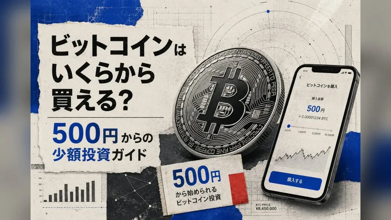 ビットコインはいくらから買える?500円からの少額投資ガイド
