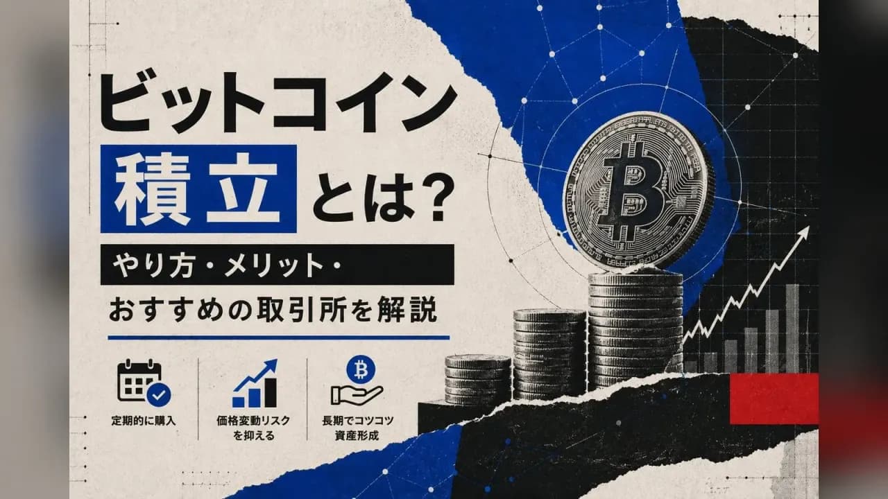 ビットコイン積立とは?やり方・メリット・おすすめの取引所を解説