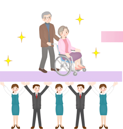 実態に即したイメージ(7人の労働人口が3人を支える長寿化政策後の姿)